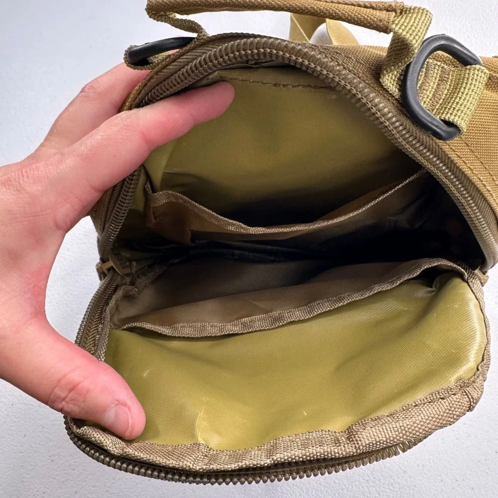 Fami Tactical‎ Sling Bag Travel Everyday Compact Design Canvas Adjustable Strap